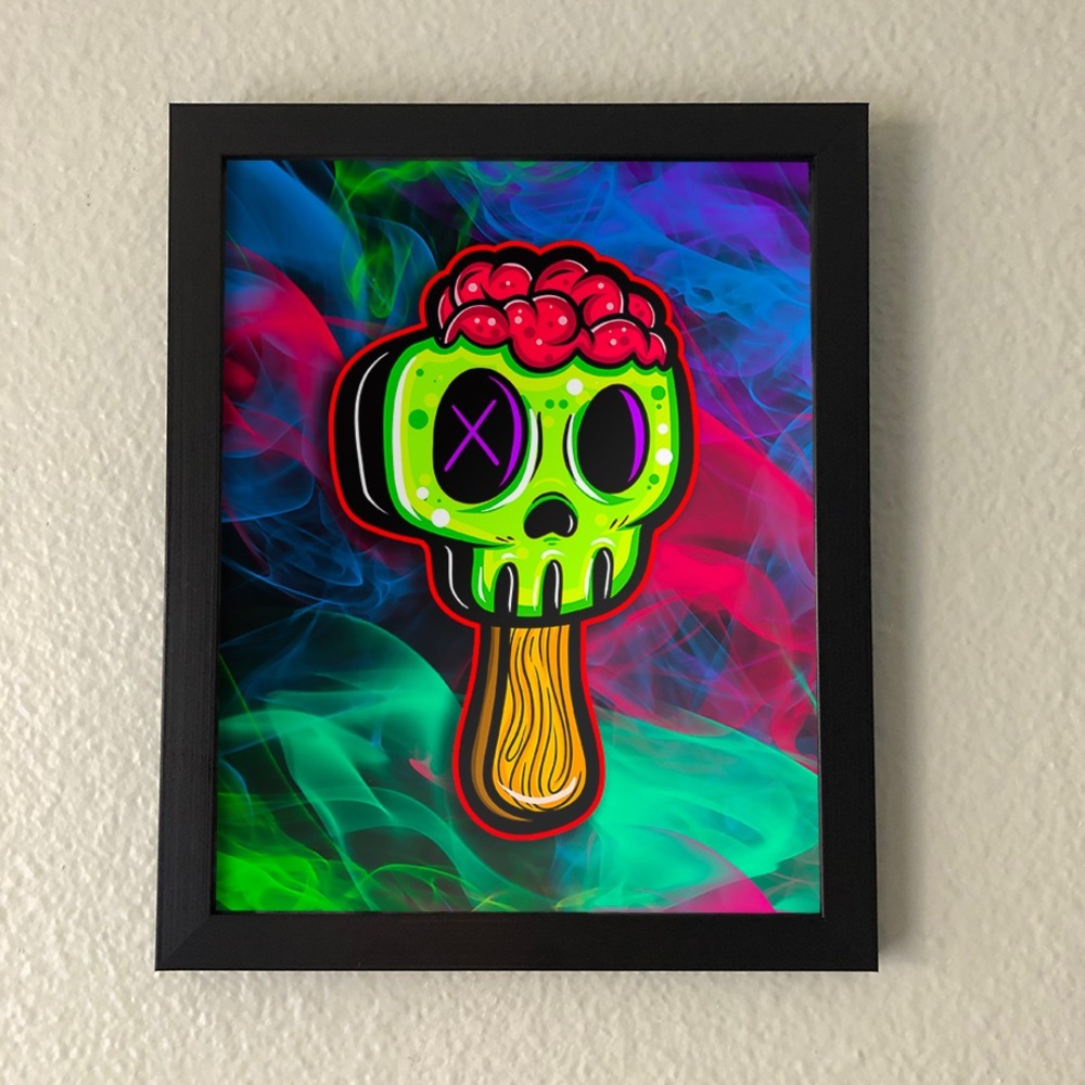 Skull Ice Cream Wall Art